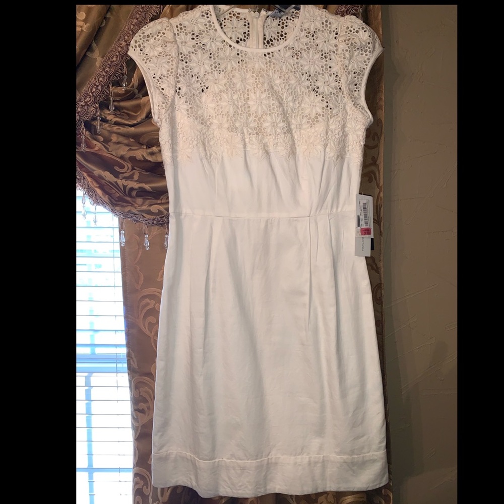 French Connection Off White Daisy Dress